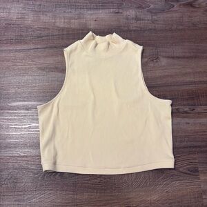 Everlane Cream Sleeveless Tank Top